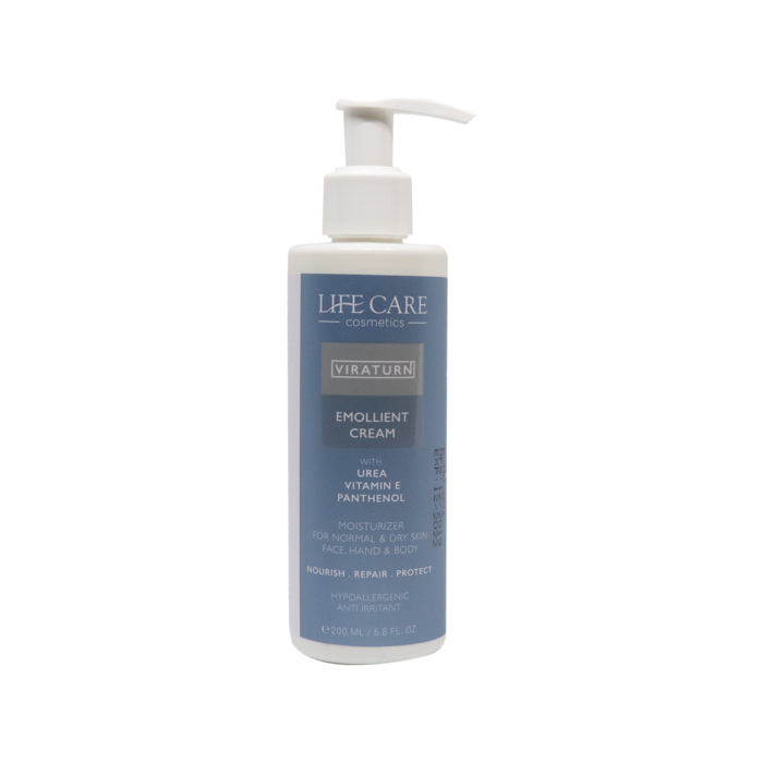 VIRATURN EMOLLIENT NORMAL & DRY SKIN CREAM 200ML